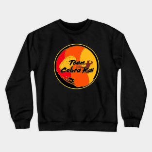 Hashbrown Team Cobra Kai ! Enamel Crewneck Sweatshirt